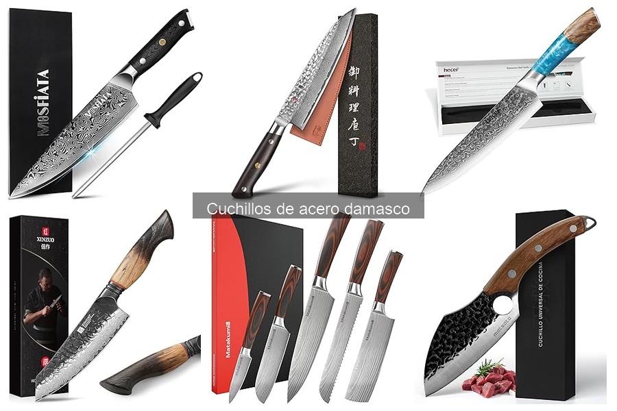 ¿Cuchillos de acero damasco? Versatilidad para todas las cocinas