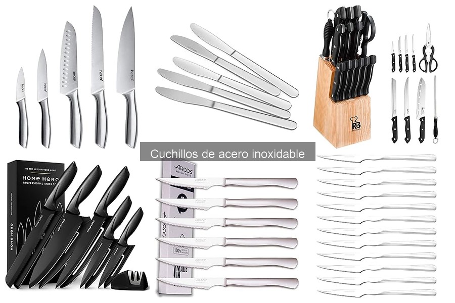 Cuchillos de acero inoxidable: multipropósito vs especializados