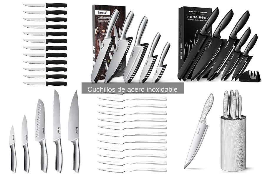 ** Cuchillos de acero inoxidable vs. cuchillos de titanio: ¿Cuál elegir?
