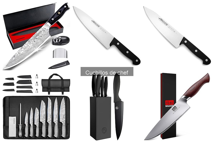 Cuchillos de chef ideales para profesionales: las mejores opciones