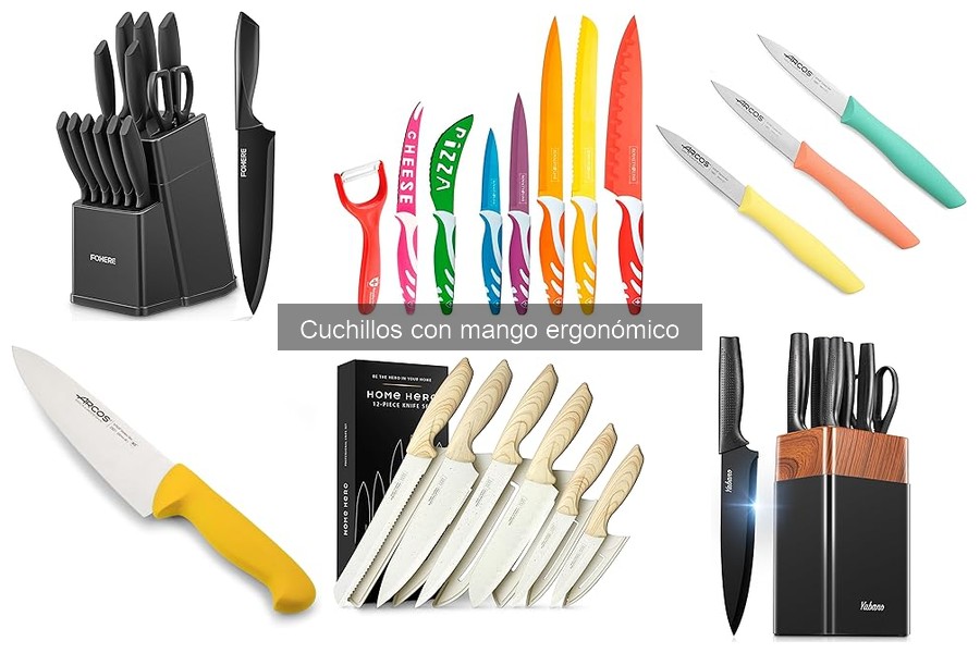 Cuchillos ergonómicos recomendados para cocineros vegetarianos