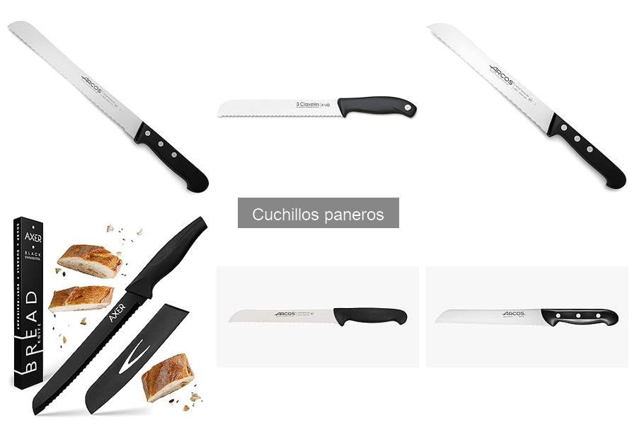 Cuchillos paneros recomendados para pan artesanal