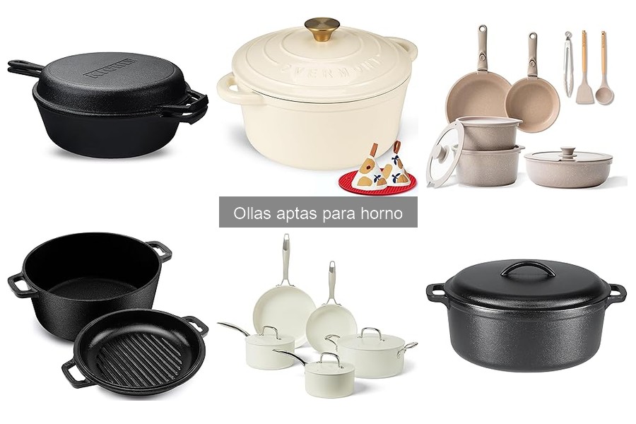 Diferencias entre ollas aptas para horno y otras ollas