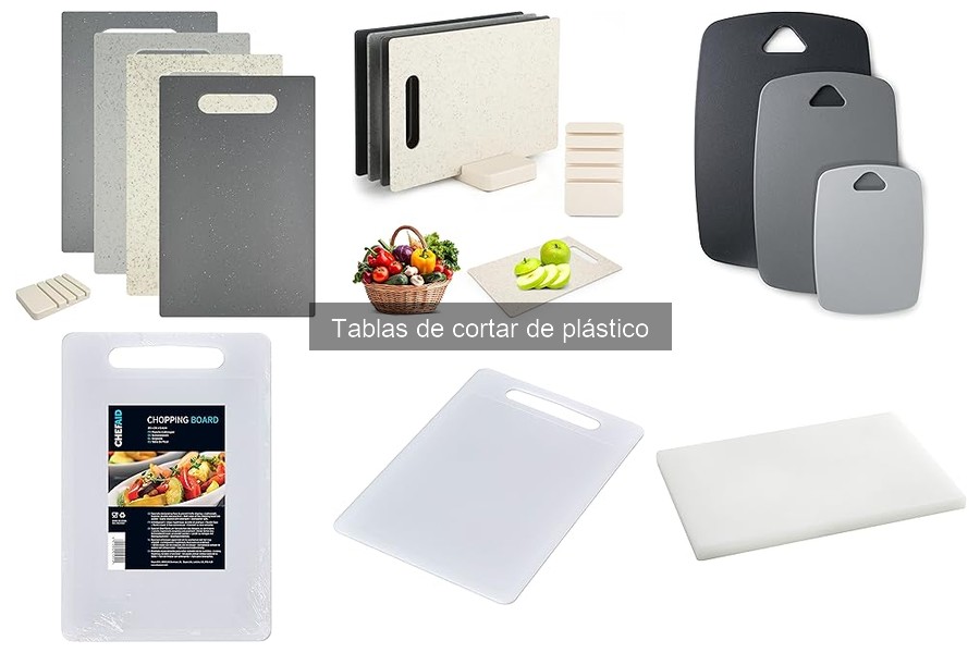 Diferencias entre tablas de cortar de plástico y otros materiales