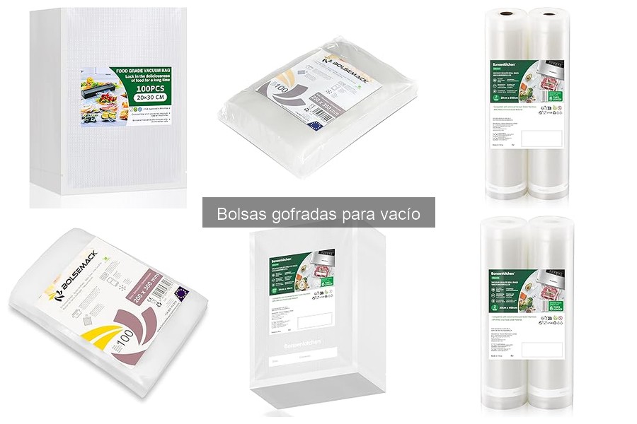 Dónde comprar bolsas gofradas para vacío: mejores opciones