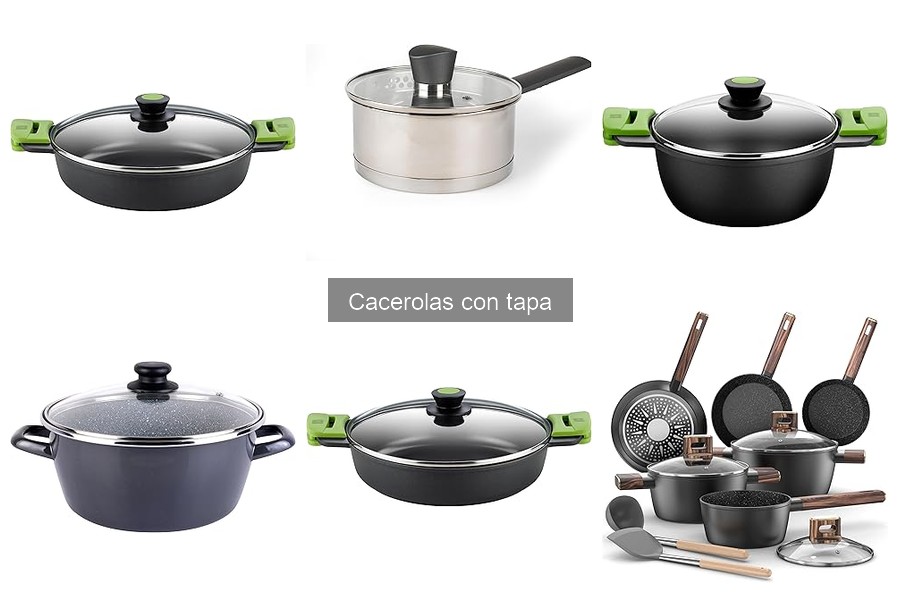 Dónde comprar cacerolas con tapa: Mejores ofertas online y físicas