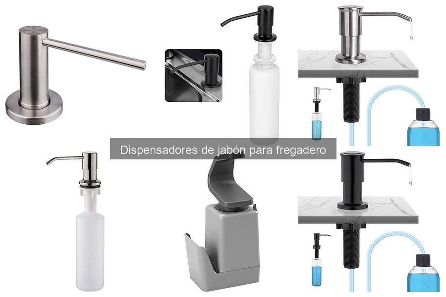 Dónde comprar dispensadores de jabón para fregadero
