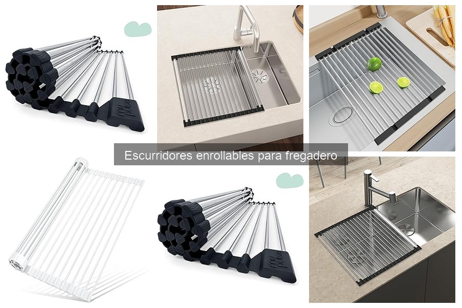 Dónde comprar escurridores enrollables para fregadero baratos