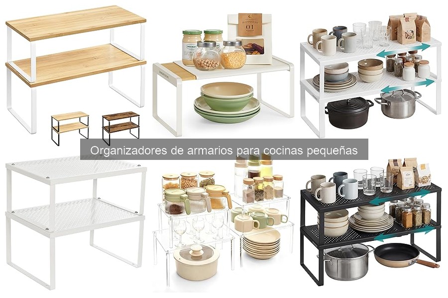 ¿Dónde comprar organizadores de armarios para cocinas pequeñas?