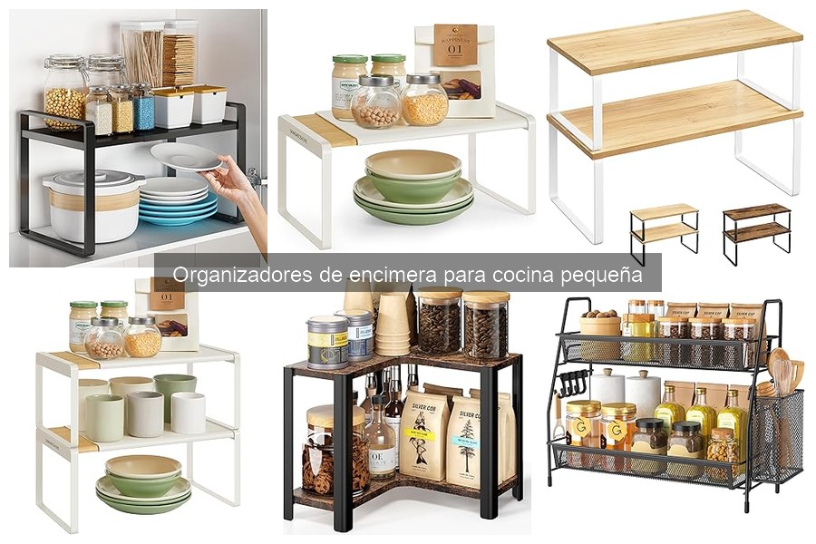 Dónde comprar organizadores de encimera para cocina pequeña