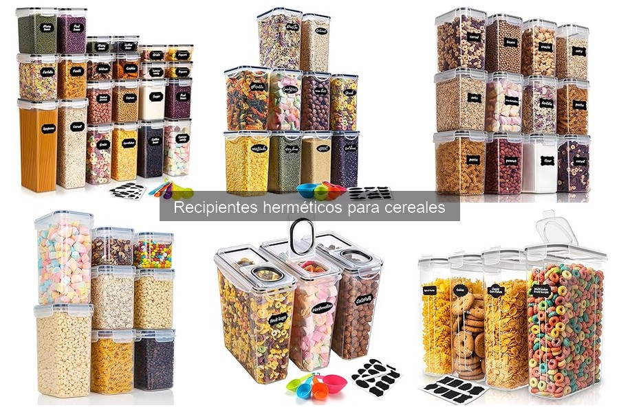 Dónde comprar recipientes herméticos para cereales