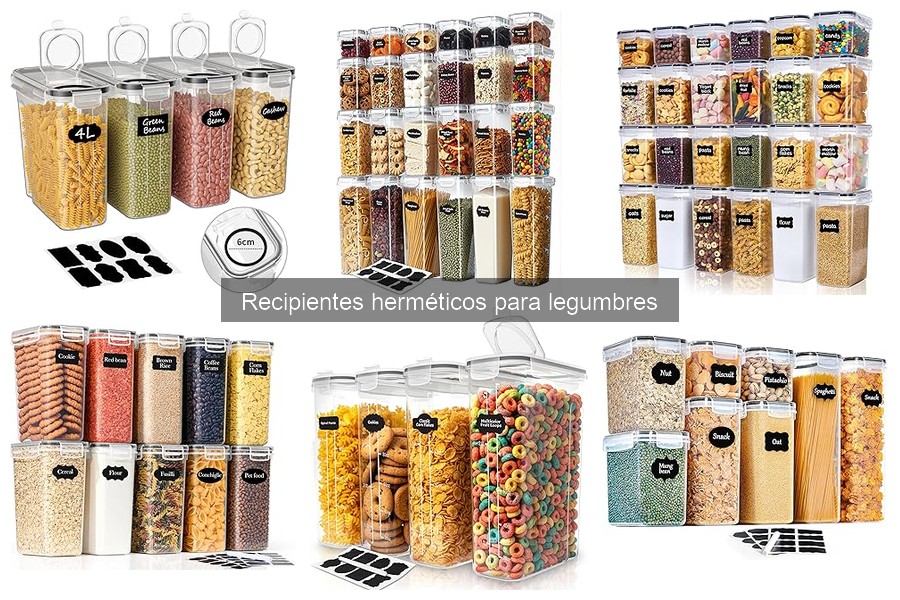 Dónde comprar recipientes herméticos para legumbres