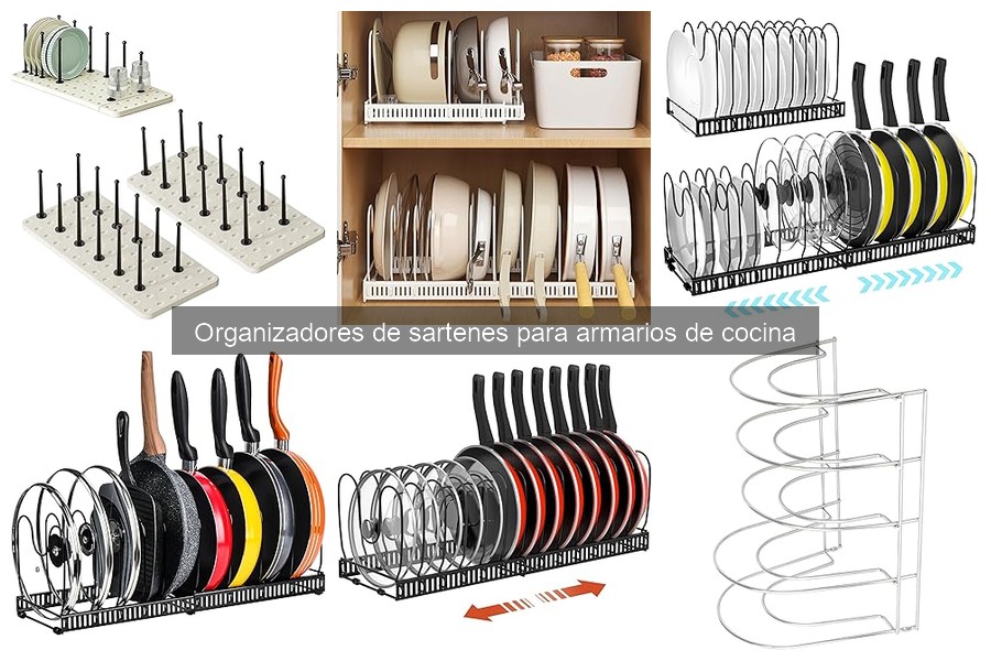 Efectividad de los organizadores de sartenes en la cocina