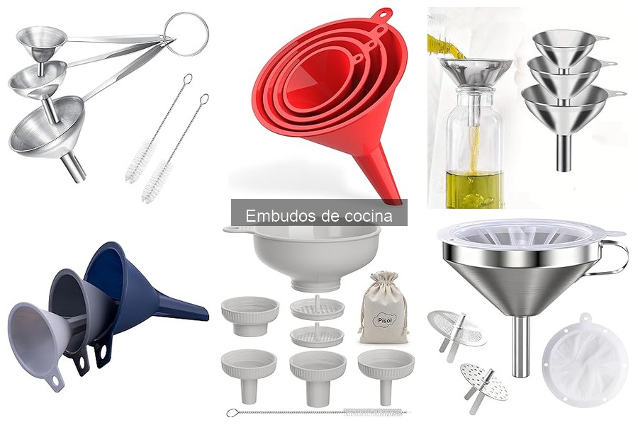 Embudos de cocina multifuncionales: versatilidad y usos prácticos