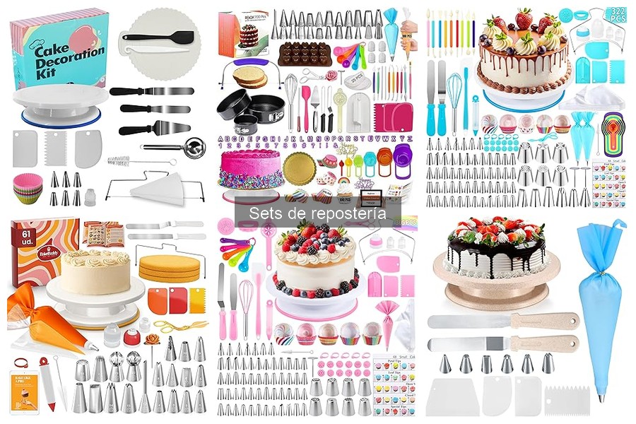 Errores al elegir sets de repostería: consejos esenciales