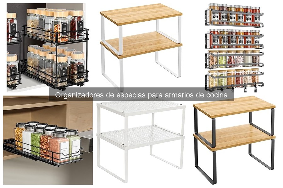 Errores comunes al elegir organizadores de especias en cocina