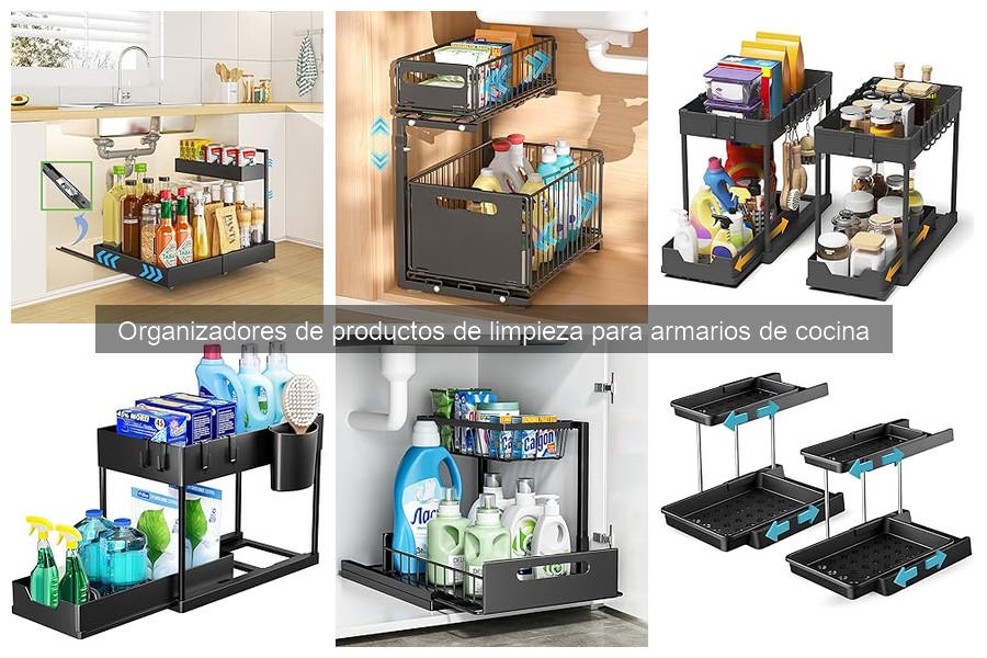 Errores comunes al elegir organizadores de limpieza en cocina