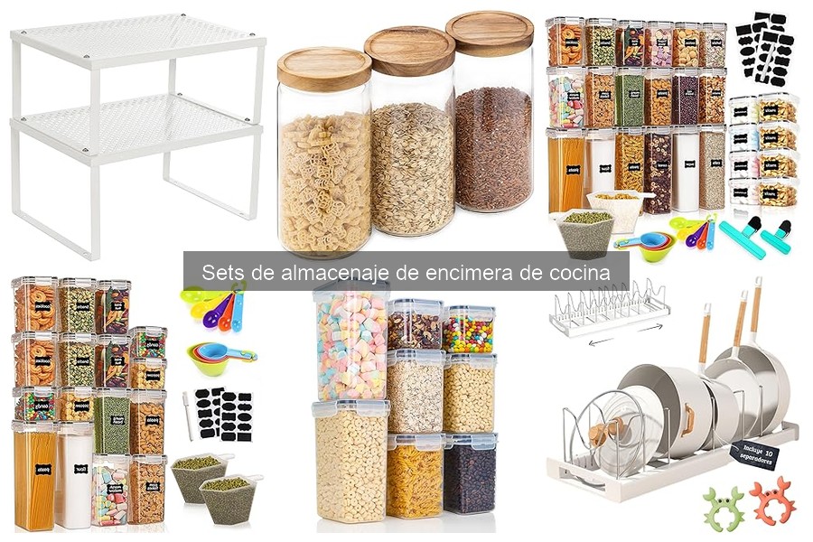 Errores comunes al organizar la encimera con sets de almacenaje