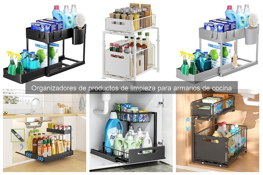 Errores comunes al usar organizadores de limpieza de cocina