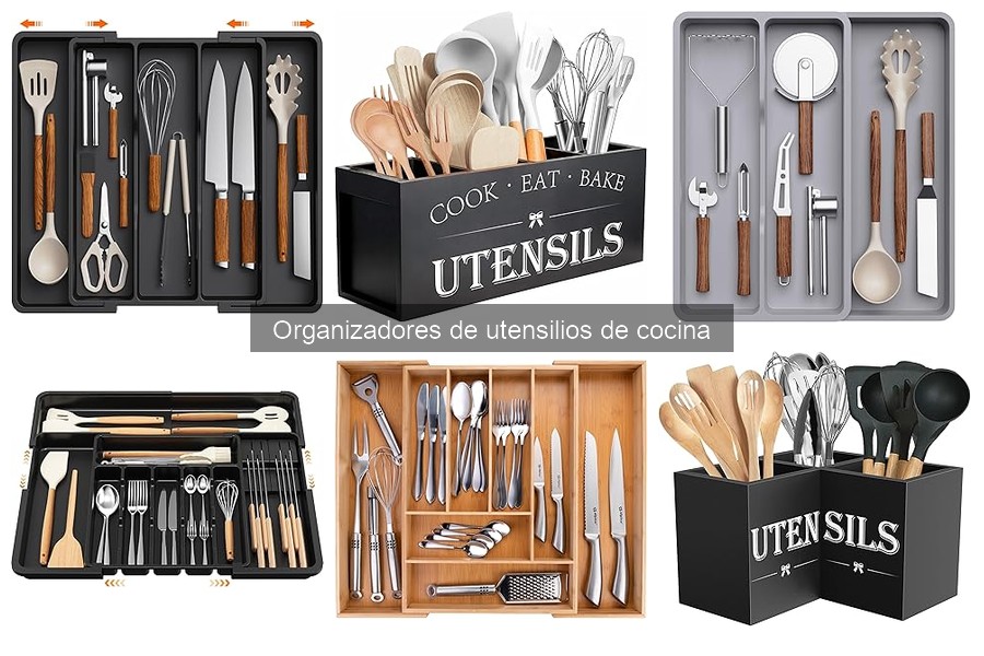 Errores comunes al usar organizadores de utensilios de cocina