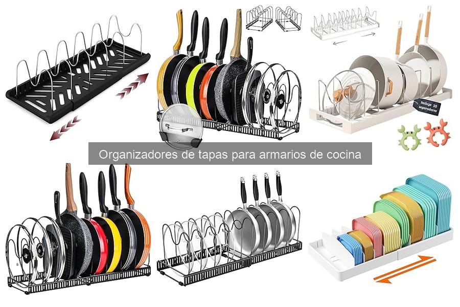 Errores comunes con organizadores de tapas de cocina