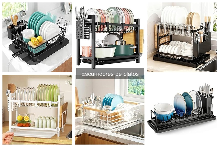 Guía de compra de escurridores de platos para tu cocina