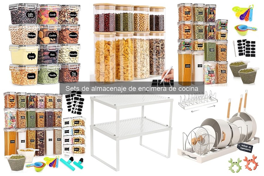Guía de compra de sets de almacenaje de encimera de cocina