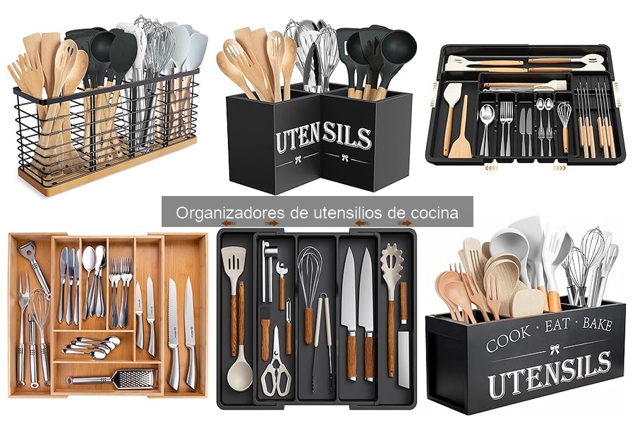 Guía de compra: organizadores de utensilios de cocina