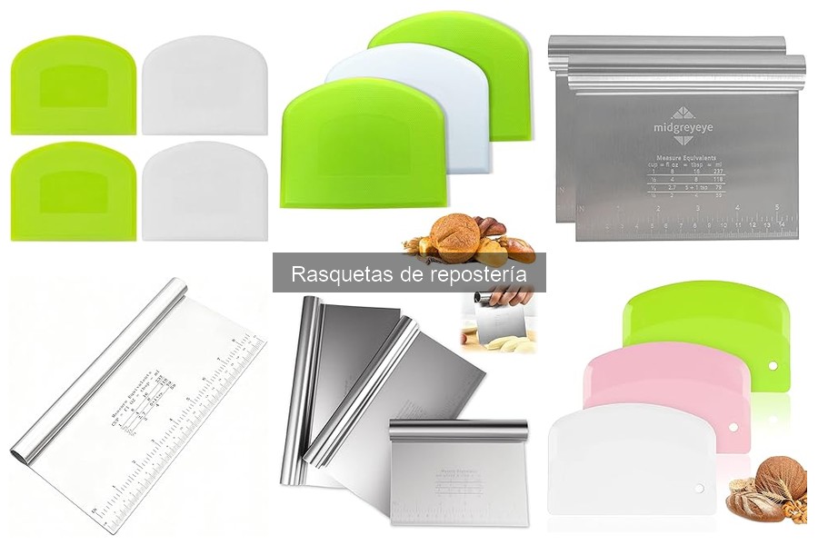 Guía de compra para rasquetas de repostería imprescindibles