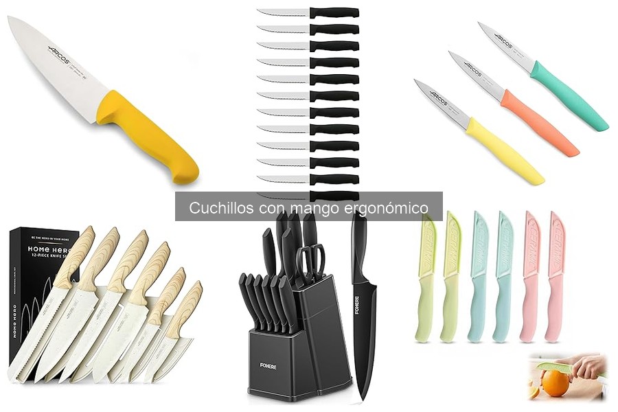 Guía para elegir cuchillos con mango ergonómico perfectos