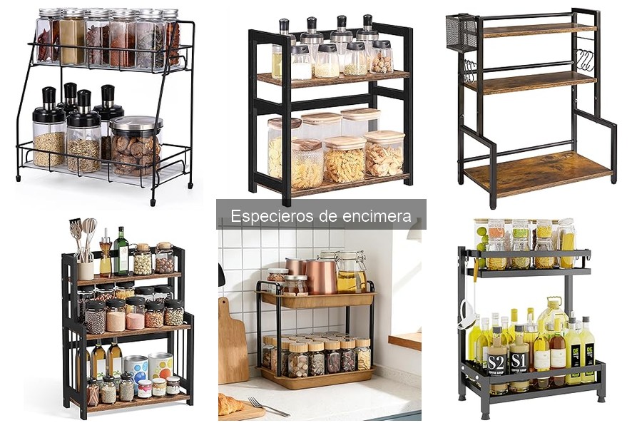 Guía para elegir el mejor especiero de encimera