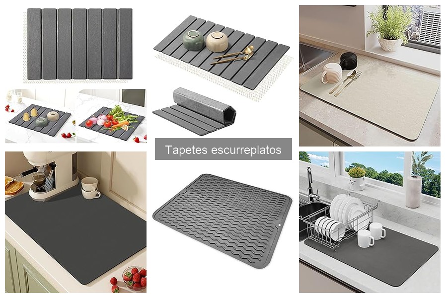 Guía para elegir el mejor tapete escurreplatos
