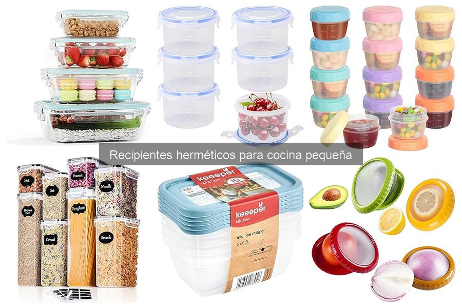 Guía para elegir recipientes herméticos en cocinas pequeñas