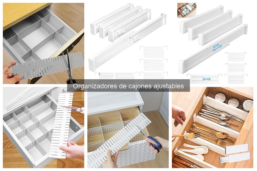 ** Ideas Creativas para Organizar con Cajones Ajustables