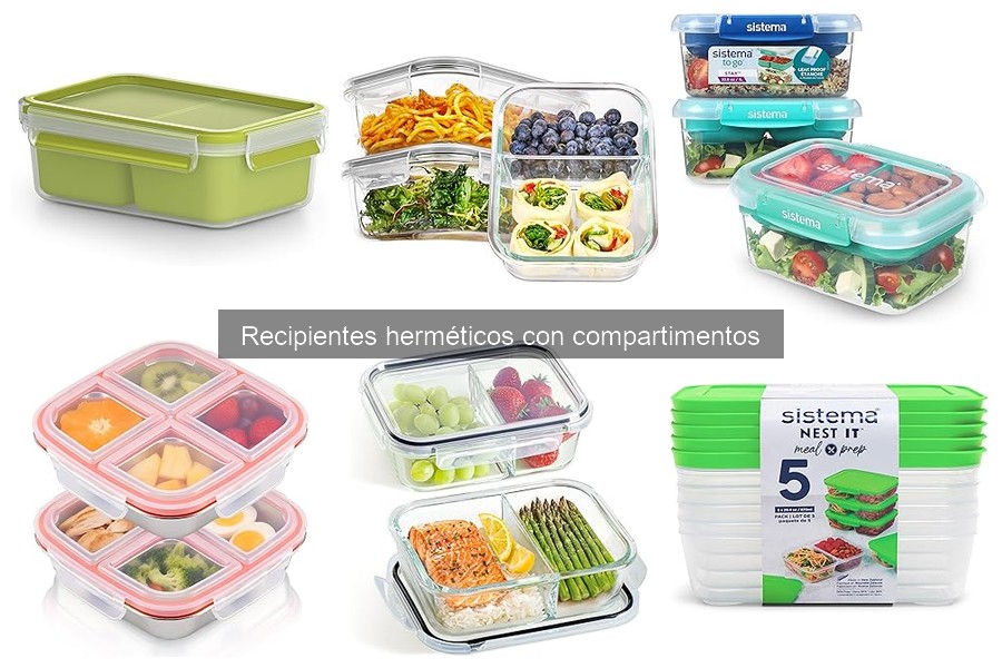 Impacto ambiental de los recipientes herméticos con compartimentos