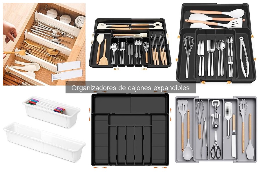 Innovaciones en organizadores de cajones expandibles