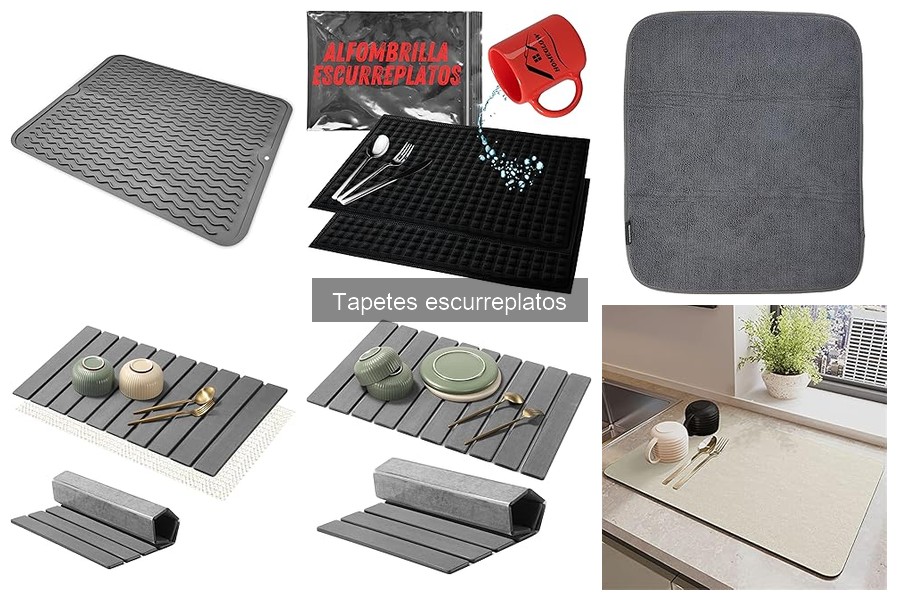 Innovaciones en tapetes escurreplatos: materiales y características