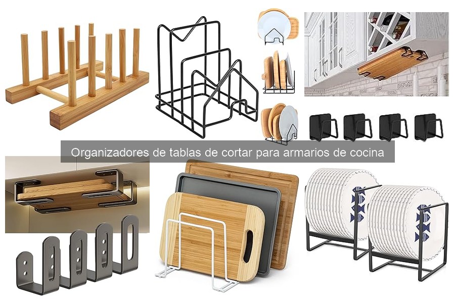 Mantén tu organizador de tablas de cortar como nuevo