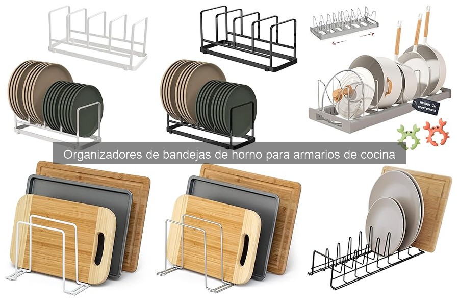 Mantenimiento de organizadores de bandejas de horno en cocina
