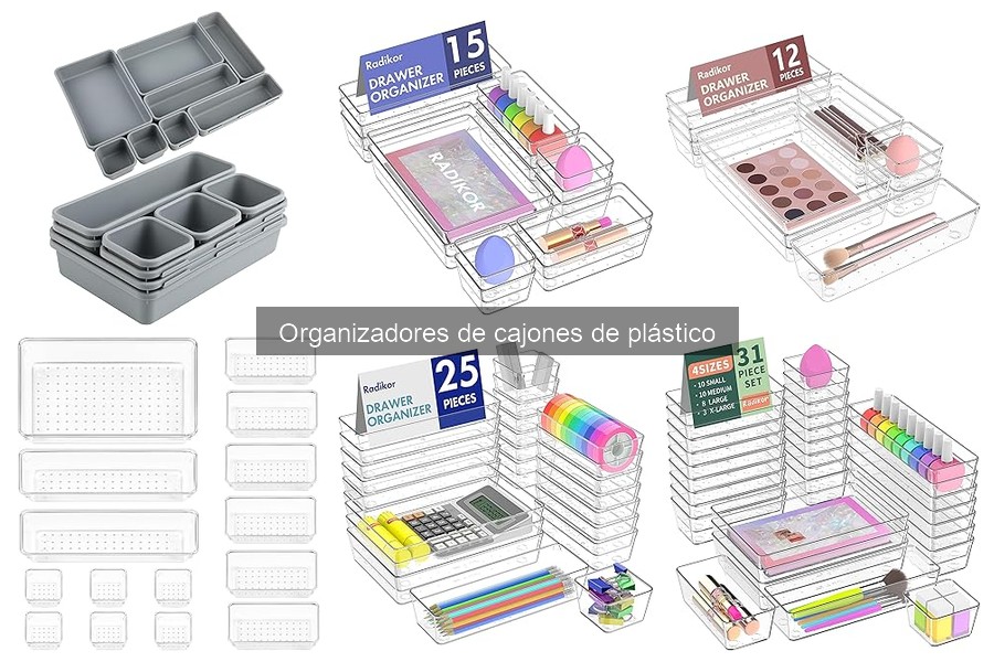 Mantenimiento de Organizadores de Cajones de Plástico