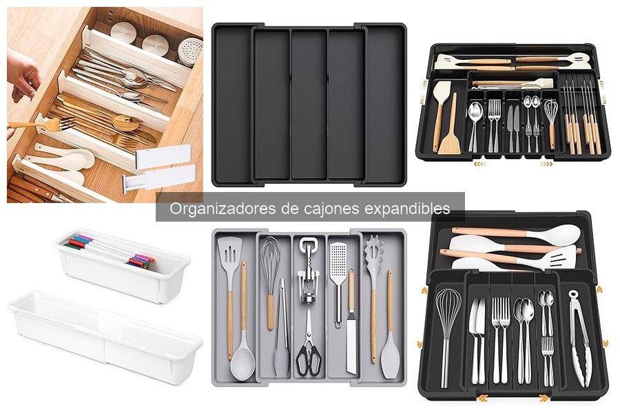 Mantenimiento de organizadores de cajones expandibles: consejos
