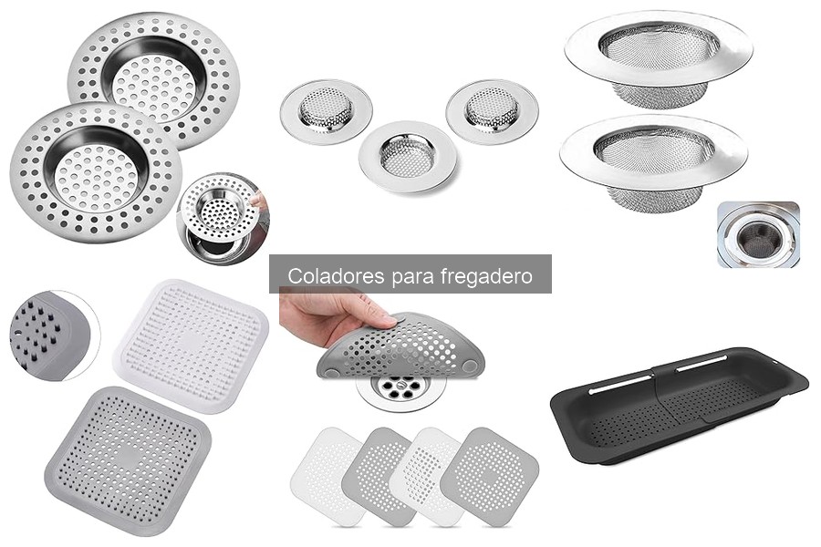 Mantenimiento y limpieza de coladores para fregadero