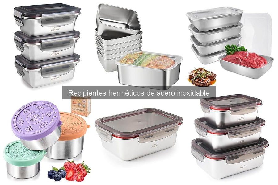Mantenimiento y limpieza de recipientes herméticos de acero inoxidable