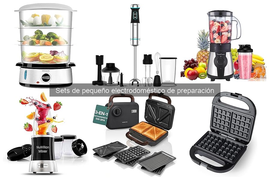 Mantenimiento y limpieza de sets de pequeño electrodoméstico