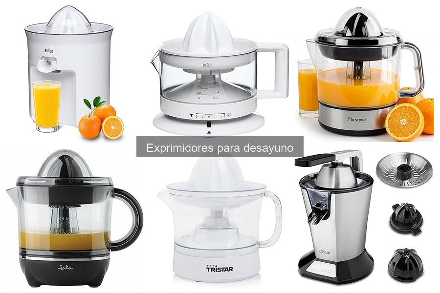 Mantenimiento y limpieza de un exprimidor para desayuno