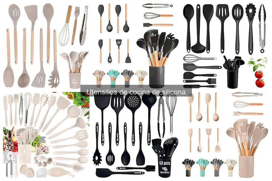 Mantenimiento y limpieza de utensilios de cocina de silicona
