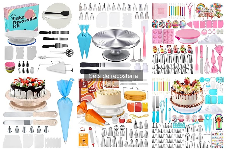 Materiales de sets de repostería: descubre sus beneficios