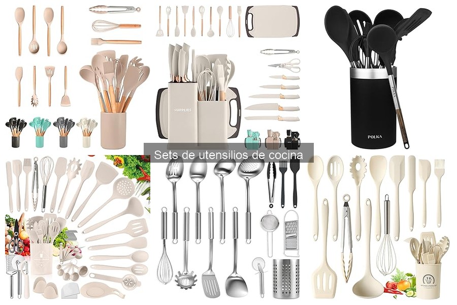 Materiales más duraderos para sets de utensilios de cocina