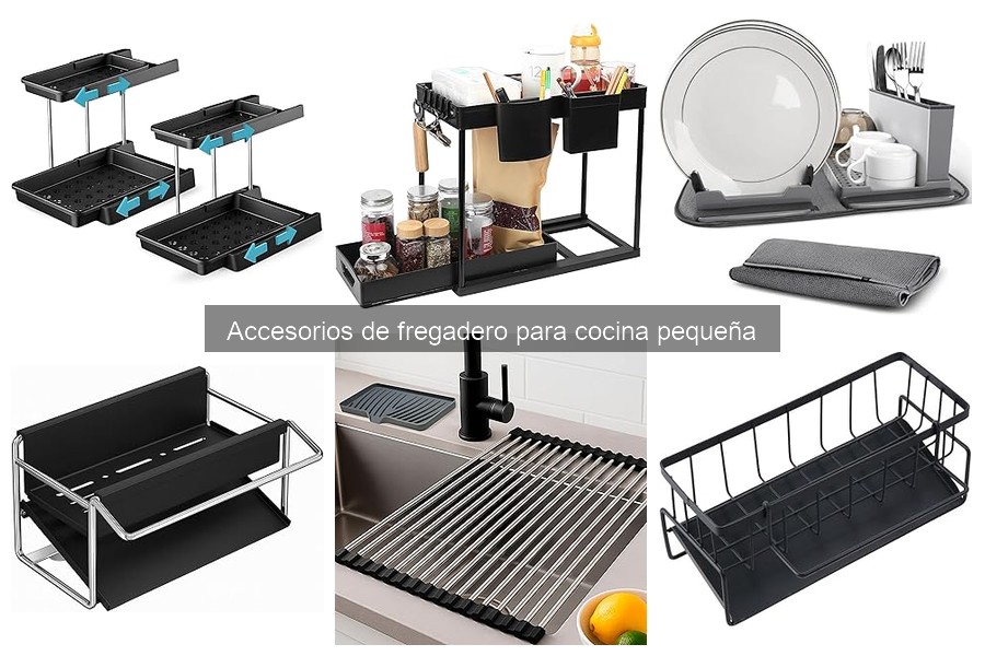 Maximiza el espacio en el fregadero de tu cocina pequeña