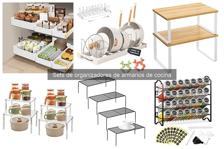 Mejores accesorios para optimizar tus organizadores de cocina